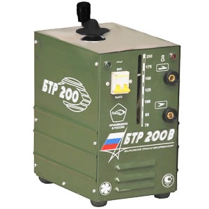 Сварочный трансформатор БТР 200В (70-200А; 220V); с вентилятором