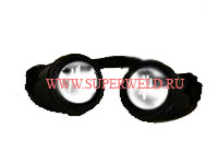 Очки защитные круглые резиновые